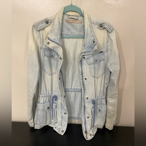 Vintage white washed denim jacket - Picture 2 of 7